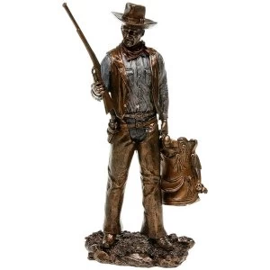 Bronze Screen Legend John Wayne Standing Figure Ornament