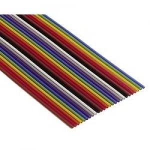 3M 7000145515 FBC Colour coded Flat Ribbon Cable 3302 Number of pins 20 0.080 mm2 Multi coloured