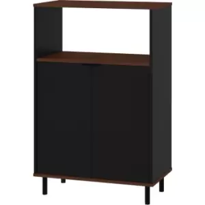 Out & out Brooklyn Black Sideboard - 67.5cm