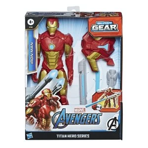 Avengers Titan Hero Series Blast Gear Iron Man Action Figure