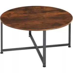 Tectake - Coffee table Aberdeen - bedside table, lamp table, side table - industrial dark - industrial dark