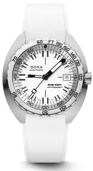 Doxa Watch SUB 300T Whitepearl Rubber