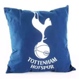 Tottenham Hotspur FC Official Crest Design Cushion (One Size) (Navy/White)