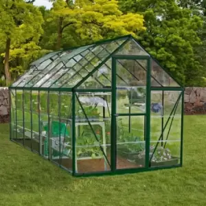 Palram Canopoi Harmony Green 6 x 14ft Greenhouse - wilko - Garden & Outdoor