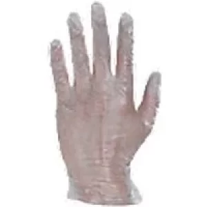 CLICK MEDICAL Gloves Vinyl Size M Transparent Pack of 100