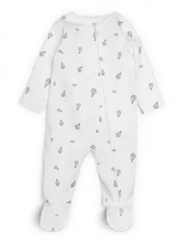 Mamas & Papas Printed Zip Sleepsuit Baby Boys