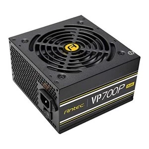 Antec 700W VP700P PLUS PSU, Fully Wired, ATX V2.4, 12cm Silent Fan, 80 White, Continuous Power