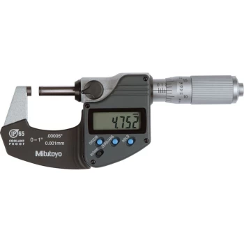Mitutoyo - 293-344-30 (293-344) Digimatic External Micrometer IP65