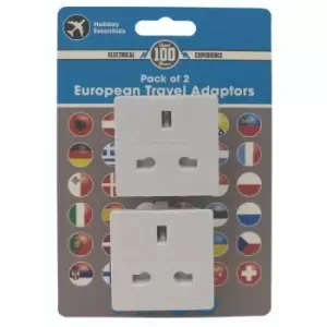 European Travel Adaptors Pack of 2