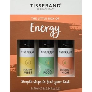 Tisserand Aromatherapy Little Box Of Energy Roller Ball Kit (3x10ml)