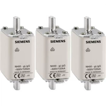 Siemens 3NA3822 NH fuse Fuse size = 000 63 A 500 V AC, 250 V AC