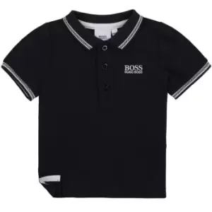 Boss Baby Boys Embroidered Polo Shirt - Black