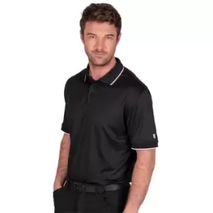 Island Green Performance Polo Golf Shirt Mens - Black