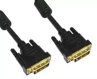 Cables Direct CDL-DV201 DVI cable 1m DVI-D Black