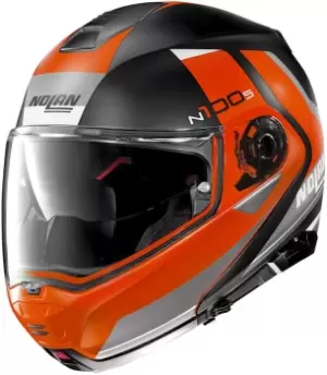 Nolan N100-5 Hilltop N-Com Helmet, orange, Size S, orange, Size S
