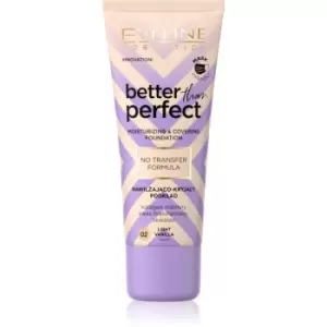Eveline Cosmetics Better than Perfect high cover foundation with moisturising effect shade 02 Light Vanilla Warm 30ml