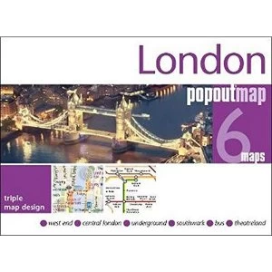 London PopOut Map 3 PopOut maps in one handy, pocket-size format Sheet map, folded 2019