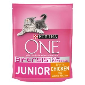 Purina One ONE Kitten/Junior Chicken and Wholegrain 800g - wilko