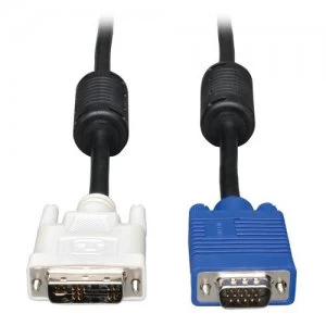 Tripp Lite DVI to VGA Monitor Cable High Resolution Cable with RGB Coax (DVI-A to HD15 M/M) 0.91 m