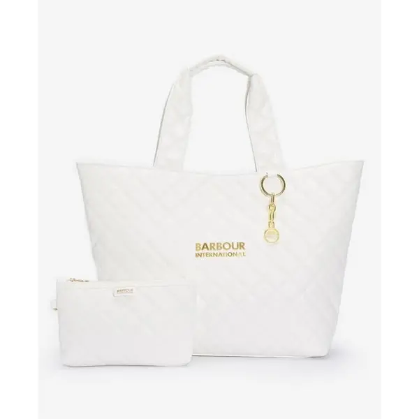 Barbour International Battersea Tote Bag - White One Size