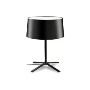 Leds-C4 GROK - 3 Light Table Lamp with Black Fabric Shade, E27