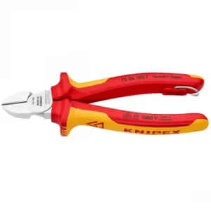 Knipex 70 06 160 T Diagonal Cutters With Tether Attachment 160mm