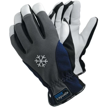 295 Tegera Black/Blue/White Cold Resistant Gloves - Size 10