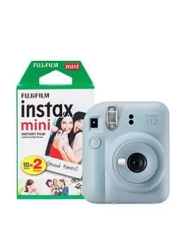 Fujifilm Instax Mini 12 Instant Camera With 20 Shot Film Pack - Pastel Blue