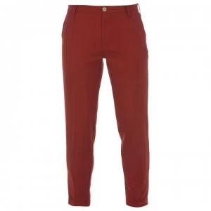 DKNY Cropped Turn Up Trousers - Bull Red