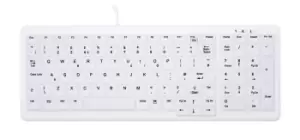 CHERRY AK-C7000 keyboard USB QWERTY UK English White