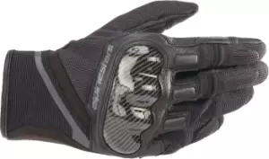 Alpinestars Chrome Motorcycle Gloves, black-grey, Size S, black-grey, Size S