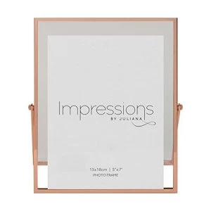 5" x 7" - Impressions Copper Finish Floating Frame