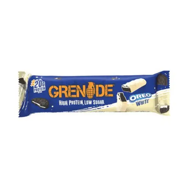 Grenade High Protein Bar Low Sugar White Oreo (Pack of 12) C007795