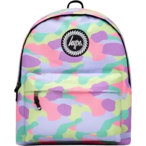 Candy Floss Camo Backpack (One Size) (Lilac/Pink/Yellow) - Hype