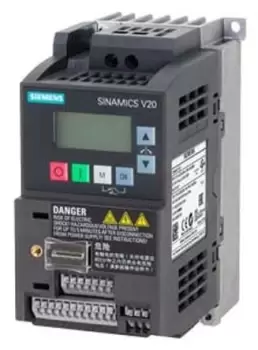 Siemens SINAMICS V20 Inverter Drive, 1-Phase In, 0 550Hz Out, 0.55 kW, 230 V ac, 3.2 A