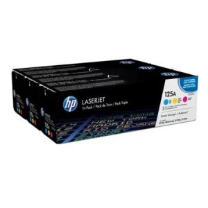 HP 125A Tri Colour Laser Toner Ink Cartridge