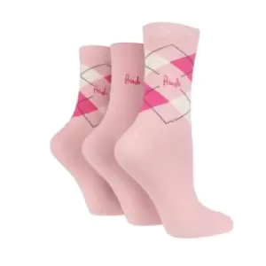 Pringle Womens Louise 3pck Sock - Pink