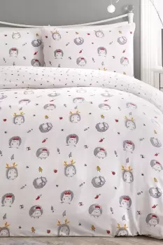 'Holly Hedgehog' Christmas Duvet Cover Set