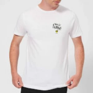 Smiley World Magic Time Mens T-Shirt - White - XL