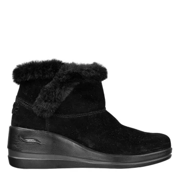 Skechers A Fit Rise Womens Ankle Boots - Black