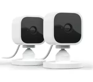 Amazon Blink Mini Full HD 1080p WiFi Plug-In Security Camera - 2 Cameras, White