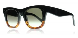 Celine Catherine Small Sunglasses Black/Havana FU5 47mm