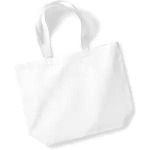 Westford Mill Maxi Tote/Shopper Bag For Life (One Size) (White) - White