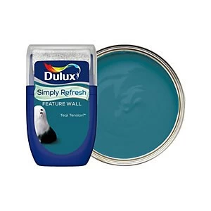 Dulux One Coat Teal Tension Feature Wall Tester 30ml