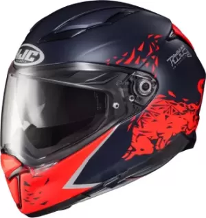 HJC F70 Spielberg Red Bull Ring Helmet, red-blue, Size 2XL, red-blue, Size 2XL