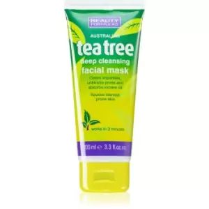 Beauty Formulas Tea Tree Deep Cleansing Mask 100ml