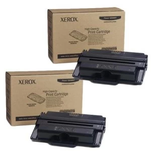 Twinpack Xerox 106R01415 Black Laser Toner Ink Cartridge