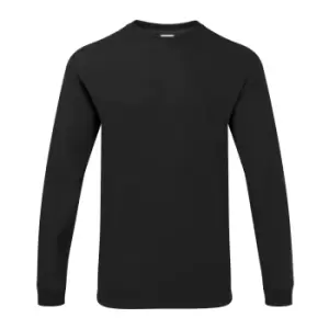 Gildan Mens Hammer Heavyweight Long Sleeve T-Shirt (M) (Black)