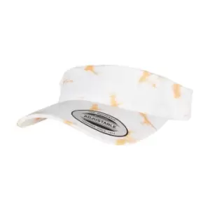 Flexfit Batik Dye Visor Cap (One Size) (Orange/White)