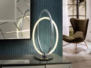 Ocellis Integrated LED Table Lamp, Chrome